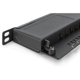 Digitus CAT 6A, Klasse EA Slim Patch Panel, 8 Port, Patchpanel schwarz, 0,5 HE, geschirmt