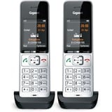 Gigaset COMFORT 500HX Duo, Mobilteil silber/schwarz, 2 Mobilteile