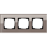 Gira Abdeckrahmen dreifach Esprit Glas Umbra, Abdeckung Retail