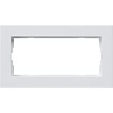 Gira Abdeckrahmen zweifach Rahmen ohne Montagerahmen weiß, Retail