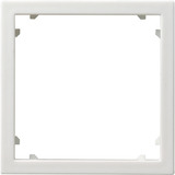 Gira Zentraleinsatz mit quadratischem Ausschnitt 45x45 Alcatel, Adapter weiß (glänzend), Retail
