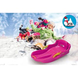 Jamara Snow Play - Bob Comfort 80 cm mit Bremse, Schlitten pink