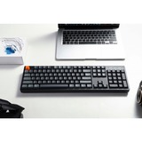 Keychron K10, Gaming-Tastatur schwarz/grau, DE-Layout, Gateron G Pro Red, Hot-Swap