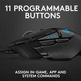 Logitech Gaming G502 HERO, Gaming-Maus schwarz