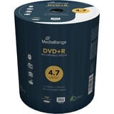 MediaRange DVD+R 4,7 GB, DVD-Rohlinge 16fach, 100 Stück