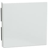 Merten Wippe für Wechselschalter, Kreuzschalter und Taster, einteilige Ausführung, glänzend weiß (glänzend), Retail