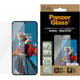 PanzerGlass Displayschutz Ultra-Wide Fit, Schutzfolie transparent, Samsung Galaxy S25 / S24, EasyAligner