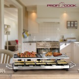 ProfiCook Raclette-Grill PC-RG 1144 edelstahl/schwarz