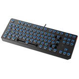 SPC Gear GK630K Tournament, Gaming-Tastatur schwarz/transparent, DE-Layout, Kailh RGB Blue, Pudding Edition