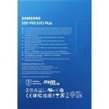 Samsung 990 EVO Plus 4 TB, SSD PCIe 4.0 x4 / 5.0 x2, NVMe 2, M.2 2280, intern