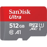 SanDisk Ultra 512 GB microSDXC, Speicherkarte UHS-I U1, Class 10, A1