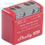Shelly 1PM Mini Gen4, Relais rot, 2er Pack
