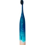 happybrush StarterKit Schall Eco VIBE 3 Ocean, Elektrische Zahnbürste blau/beige