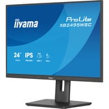 iiyama ProLite XB2495WSC-B1 61.1 cm (24 Zoll), schwarz (matt), WUXGA, IPS, HDMI, USB-C, USB-Hub, 100Hz Panel