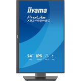 iiyama ProLite XB2495WSC-B1 61.1 cm (24 Zoll), schwarz (matt), WUXGA, IPS, HDMI, USB-C, USB-Hub, 100Hz Panel