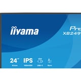 iiyama ProLite XB2495WSC-B1 61.1 cm (24 Zoll), schwarz (matt), WUXGA, IPS, HDMI, USB-C, USB-Hub, 100Hz Panel