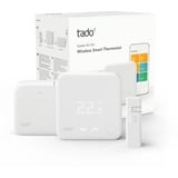 tado° Smart Thermostat V3+ Starter Kit (Funk), Set weiß, Für Heizthermen und Gasetagenheizungen