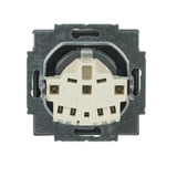 0 Steckdose CEE 7/3 Typ F 16 Ampere 250 Volt Unterputz edelstahl, Retail