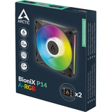 ARCTIC BioniX P14 A-RGB, Gehäuselüfter schwarz/weiß, 140 mm
