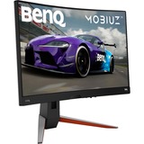BenQ MOBIUZ EX2710R, Gaming-Monitor 69 cm(27 Zoll), schwarz/rot, QHD, AMD Free-Sync, HDR, 165Hz Panel