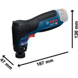 Bosch Akku-Schwingschleifer GSS 12V-32 solo, 12Volt, Exzenterschleifer blau/schwarz, ohne Akku und Ladegerät