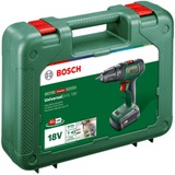 Bosch Heimwerken & Garten Akku-Bohrschrauber UniversalDrill 18V grün/schwarz, Li-Ionen Akku 2,5Ah, Koffer, POWER FOR ALL ALLIANCE