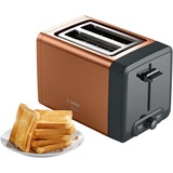 Bosch Kompakt-Toaster DesignLine TAT4P429DE kupfer/schwarz