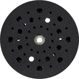 Bosch Professional Expert Multiloch Universalstützteller, mittelhart, Ø125mm, M8+5/16", Schleifteller schwarz, für Exzenterschleifer