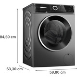 Bosch WGN256MR40 Serie 6, Waschmaschine grau/schwarz
