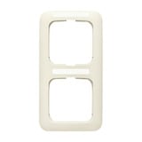 Busch-Jaeger Rahmen 2-fach 1722 NS-212, Abdeckung weiß, Retail