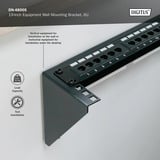 Digitus 19 Zoll Equipment-Wandhalterung 6 HE schwarz