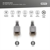 Digitus 4K USB-C AOC AV-Anschlusskabel schwarz, 10 Meter