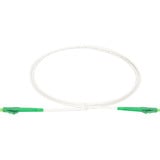 Digitus Glasfaser-Simplex-Patchkabel, stahlarmiert, Singlemode, LC/APC > LC/APC weiß, 5 Meter