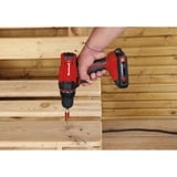 EINHELL Akku-Bohrschrauber TC-CD 18-2 Li, 18Volt rot/schwarz, Li-Ionen Akku 1,5Ah
