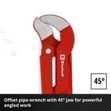 EINHELL Werkzeug-Pad Sanitärinstallation, in E-Case-Einleger, Zangen-Set 8-teilig