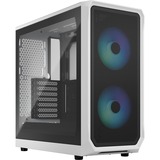 Fractal Design Focus 2 RGB White TG Clear Tint, Tower-Gehäuse