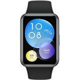 Huawei Watch FIT 2 Active, Smartwatch schwarz, Silikonarmband in Midnight Black