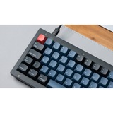 Keychron V2, Gaming-Tastatur schwarz/blaugrau, DE-Layout, Keychron K Pro Red, Hot-Swap, RGB