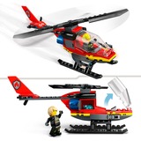LEGO 60411 City Feuerwehrhubschrauber, Konstruktionsspielzeug 