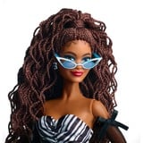 Mattel Barbie Signature Sammelpuppe zum 65. Jubiläum mit braunen Haaren und schwarz-weißer Robe