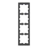 Merten Rahmen vierfach grau, Retail