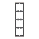 Merten Rahmen vierfach grau, Retail