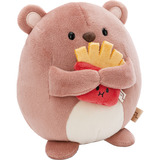 NICI mymochi Bär Nomo mit Pommes, ca. 27 cm Kuscheltier 