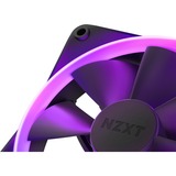 NZXT F140 RGB DUO Twin 140x140x25, Gehäuselüfter schwarz, 2er Pack, inkl. RGB-Controller