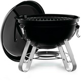 Napoleon Holzkohle Kugelgrill NK14K-LEG-3, Holzkohlegrill schwarz, Ø 37cm