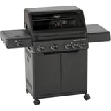 RÖSLE Gasgrill ALLFLAME Hero 4 schwarz, 800° Primezone, Backburner, Vario+ Grillrostsystem