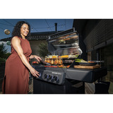 RÖSLE Gasgrill ALLFLAME Hero 4 schwarz, 800° Primezone, Backburner, Vario+ Grillrostsystem