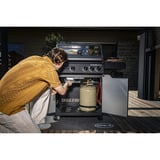 RÖSLE Gasgrill ALLFLAME Hero 4 schwarz, 800° Primezone, Backburner, Vario+ Grillrostsystem