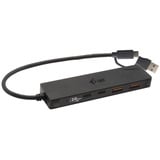 i-tec USB-C Metal HUB 2x USB 3.0 + 2x USB-C, USB-Hub schwarz
