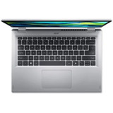 Acer Aspire Go Spin 14 (AGSP14-31PT-C5XX), Notebook silber, Intel® N150, Intel® Graphics, 16 GB LPDDR5, 512 GB (512 GB SSD), Windows 11 Home